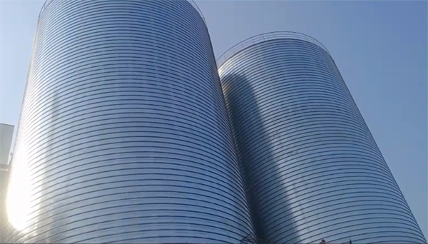 安义2座混凝土高架卷板仓